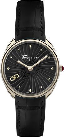 Ferragamo Ferragamo Womens Cuir 34mm Quartz Watch