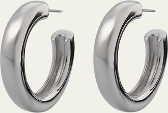 Ben-Amun Alexis Silver-Plated Hoop Earrings