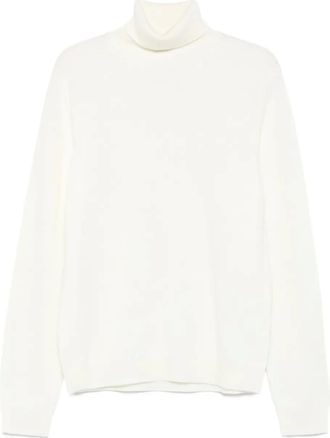 Roberto Collina Maglione a collo alto in lana merino - Toni neutri