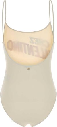 Valentino Garavani Patt Swimsuit - Beige