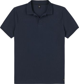 Wahts Mens Polo, Tech Cotton, Tech Polo Shirts Navy Blue / XXL