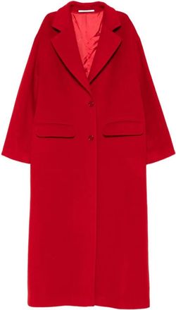 Tagliatore Cappotto Carine Monopetto In Lana-Donna