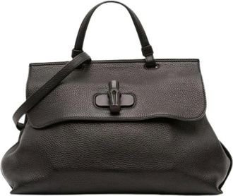 Gucci Pre-owned Handbags, female, Black, Size: ONE SIZE Pre-owned Vintage Handbag