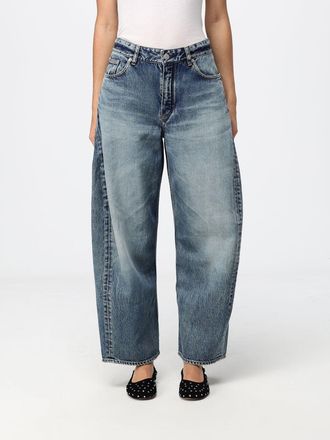 Alaia Rodeo Mid-Rise Wide Leg Jeans in Stretch Denim