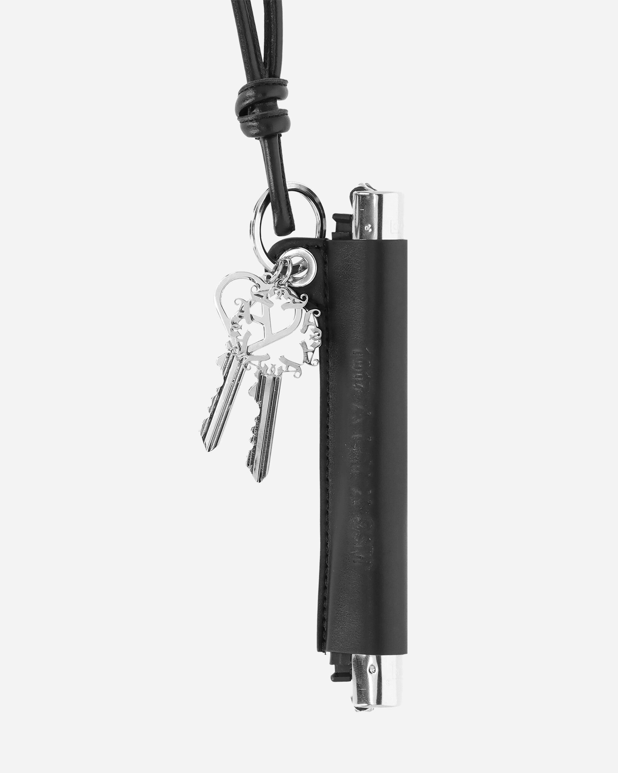 【OUR LEGACY】 LADON KEY RING BLACK LEATHER Our Legacy - Ladon Key Ring Black Leather