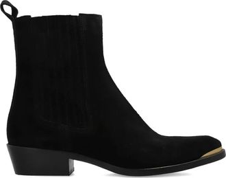 Isabel Marant Delano su&egrave;de enkellaarzen - Zwart