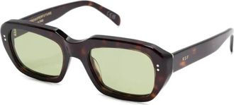 Retro Superfuture Miles Stijlvolle Zonnebril - Heren - Zonnebrillen - Bruin - ONE Size - Accessoires
