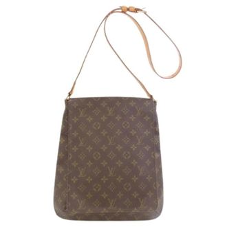 Louis Vuitton Pre-owned Cross Body Bags, female, Brown, Size: ONE SIZE Pre-owned Monogram Shoulder Bag