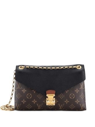 Louis Vuitton Pallas Chain Monogram Canvas and Calfskin shoulder bag - Black