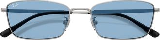 Ray-Ban Rb8069D Zonnebril - unisex - Accessoires - Grijs - Maat: 55 MM
