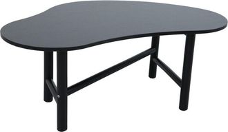 Oviala Oviala - Tavolino da caffè in melamina nera