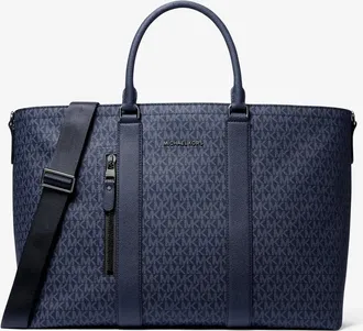 Michael Kors Hudson Signature Logo Tote Bag