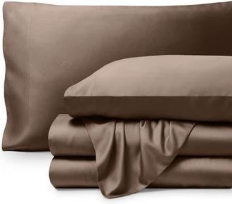 Bare Home Cooling Rayon Sheet Set in Taupe at Nordstrom, Size Twin Xl