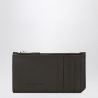 Bottega Veneta Fondente Intrecciato zip card holder