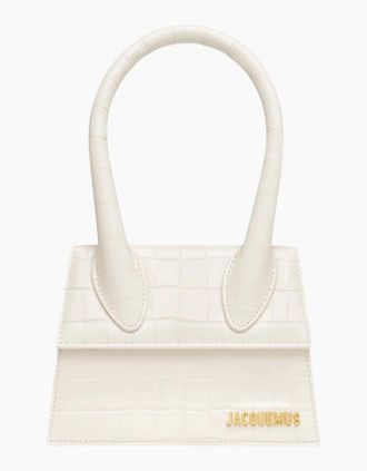 Jacquemus Womens Jacquemus Le Chiquito Moyen Ivory Bag - White - Size: ONE size