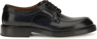 Dolce & Gabbana Black Leather Lace Up Shoes
