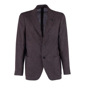 Lardini Blazers, male, Brown, Size: XL Giacca Roma