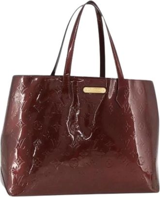 Louis Vuitton Pre-owned Tote Bags, female, Red, Size: ONE SIZE Pre-owned Patent Leather Hand Bag