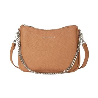 Orciani New Moon Soft Crossbody Mini - Dames - Tassen - Bruin - Maat: ONE Size Leer