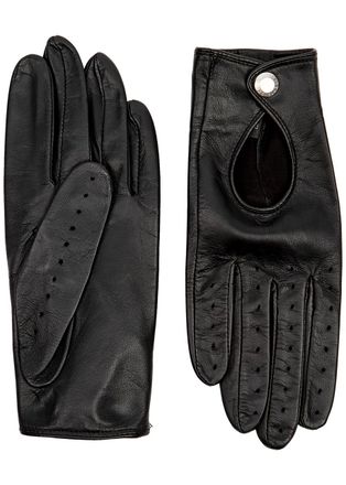 Dents Thruxton Leather Gloves - Black