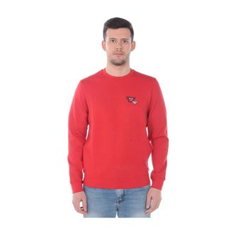 Emporio Armani Sweatshirts, male, Red, S, Sweatshirt Hoodie