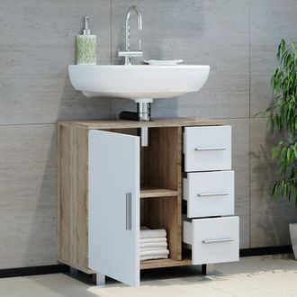Vicco Mueble Bajo Lavabo Ilias, Sonoma, 60 X 60 Cm Vicco