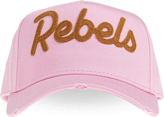 Dsquared2 Baseball Cap - Heren - Petten - Roze - ONE Size - Katoen - Accessoires