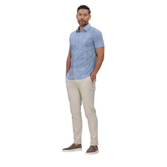 DeSoto Overhemden, Heren, Blauw, L, Casual Kent 1/2 Shirt