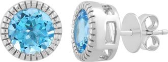 Effy Sterling Silver Blue Topaz Stud Earrings at Nordstrom Rack