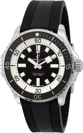 Breitling Superocean 46 Automatic Chronometer Black Dial Mens Watch A17378211B1S1