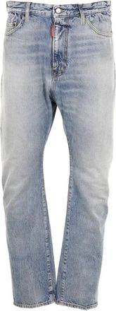 Dsquared2 Blauwe London Bro Jeans - Heren - Regular Fit Jeans - Blauw - 2XL - Jeans