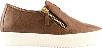 Giuseppe Zanotti Logoball Sneakers - Dames - Sneakers - Bruin - 40 EU - Schoenen
