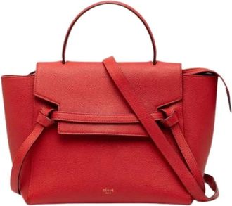 Celine Pre-owned Handbags, female, Red, Size: ONE SIZE Pre-owned Vintage Handbag