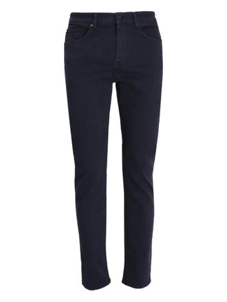 BOSS five-pocket cotton trousers - Black