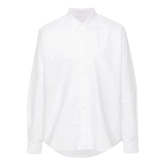 Ami Tone-on-Tone Heart Logo Alexandre Mattiussi Shirt Natural White USH060-CO0031-168