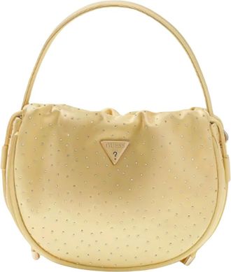 Guess Handbags, female, Yellow, Size: ONE SIZE Elsie Rhinestones Mini Handbag