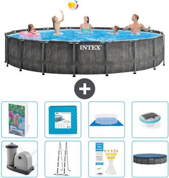 Intex Piscina Prism Frame Redonda - 549x122 Cm - 9-piezas S674