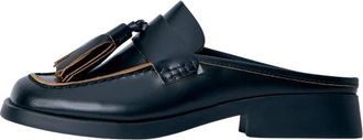 Camper Leather Tassel Loafers - Dames - Muiltjes - Zwart - 36 EU - Leer - Schoenen