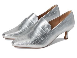 Journee Collection Celina Pump High Womens Heels Silver : 6.5 W
