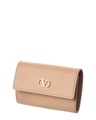Valentino VLogo Leather Card Case