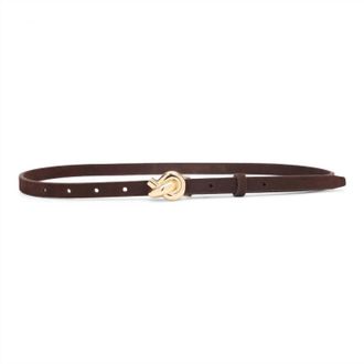 Lovestrength Womens Nic Belt In Cocoa Suede