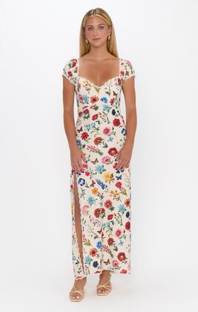 Show me your Mumu Nicola Dress in French Floral at Nordstrom, Size X-Small