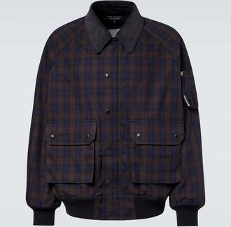 Comme Des Garçons Checked cotton blouson