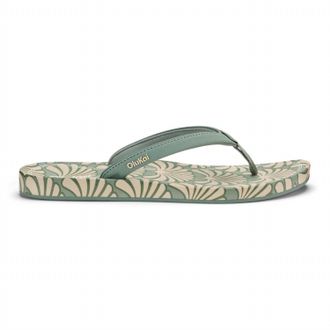 Olukai Womens Uiki Sandal In Silver Pine