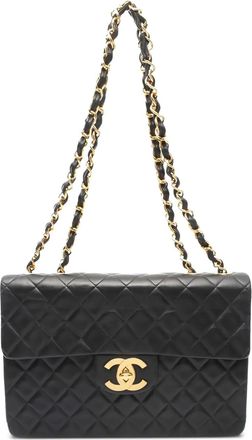 Chanel Borsa a spalla matelass&eacute; con catena 1994-1996 - Nero