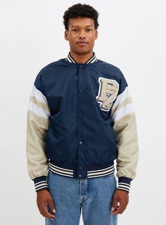 Point Zero UNISEX LIMITED EDITION VARSITY JACKET in Navy at Nordstrom, Size Small