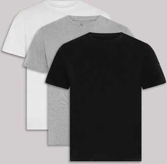 Ted Baker Mens Ted Baker 3-Pack T-Shirts, Black/Grey/White - Size: 42
