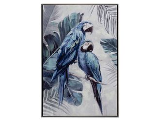 Schubiger M&ouml;bel Bild Blaue Papageien