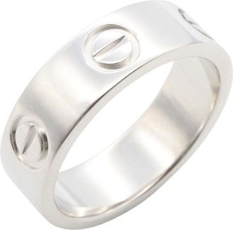Cartier White Gold White Gold (18K) Band Ring (Pre-Owned)