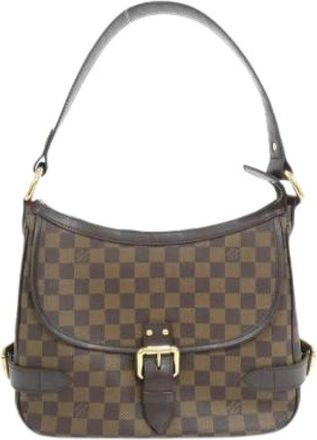 Louis Vuitton Pre-owned Damier Canvas Schoudertas - Dames - Vintage Schoudertas - Bruin - ONE Size - Vintage
